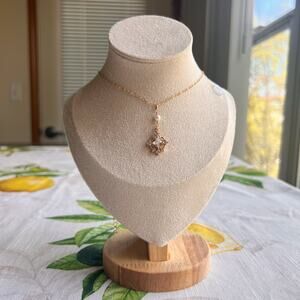 Boho Bridal Prom Pearl Necklace, Bridgerton Jewelry, Victorian, Romantic Cute